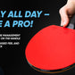 Ping Pong Paddles Set of 4 with 8 Balls in a Stylish Hard Case - BONUS: Paddle Protector