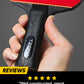 Ping Pong Paddles Set of 4 with 8 Balls in a Stylish Hard Case - BONUS: Paddle Protector